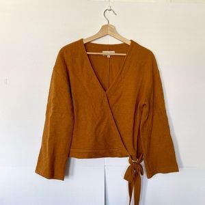 Madewell Tie Wrap Blouse